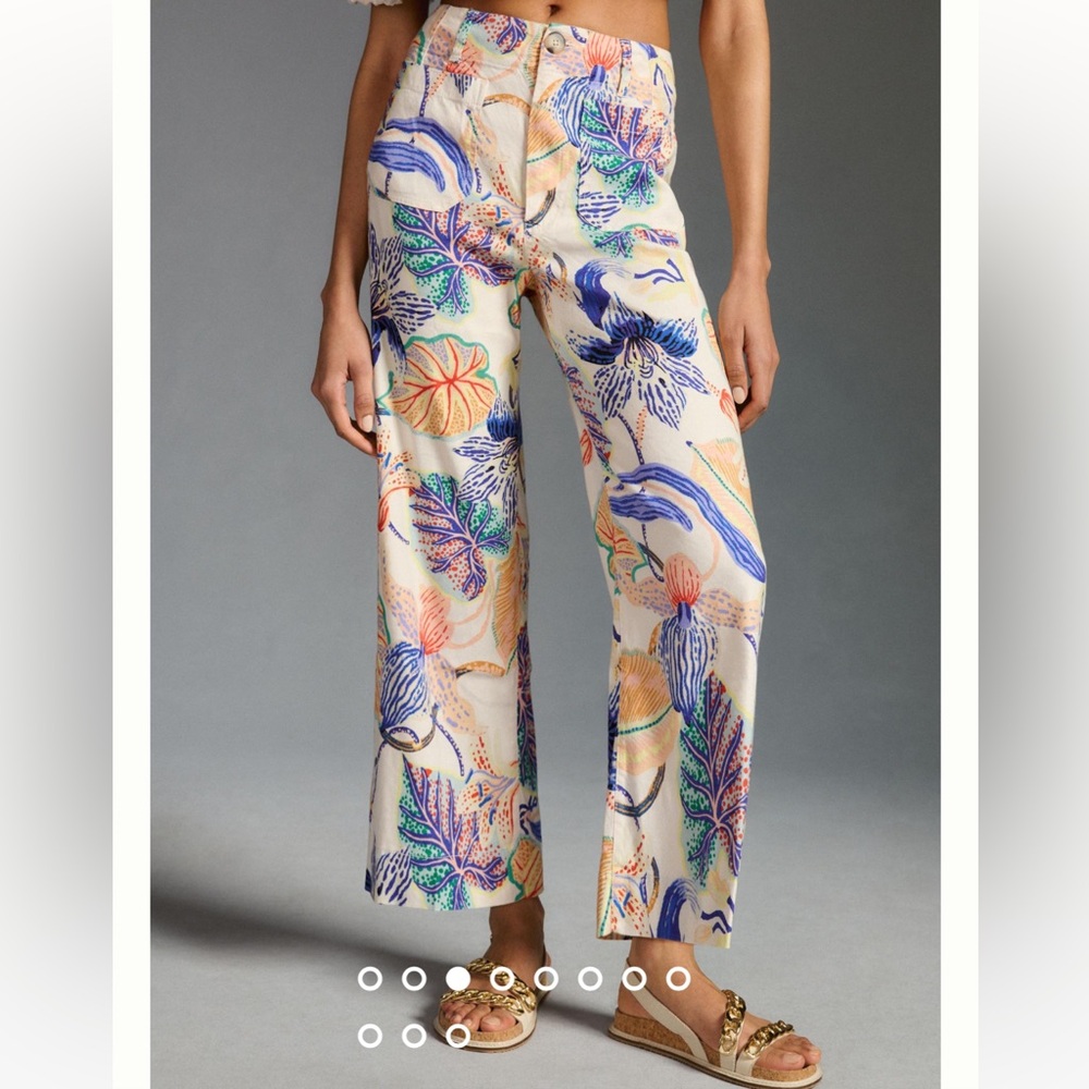 Anthropologie Maeve Colette Linen 28P